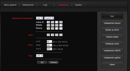 LC-455 IP Mpix - Kamery obrotowe IP