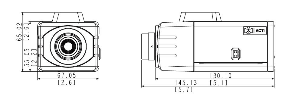 ACTi D21 z obiektywem staoogniskowym - Kamery kompaktowe IP